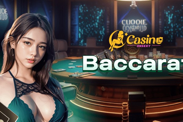 Sảnh Châu Á với bàn Baccarat và Dealer